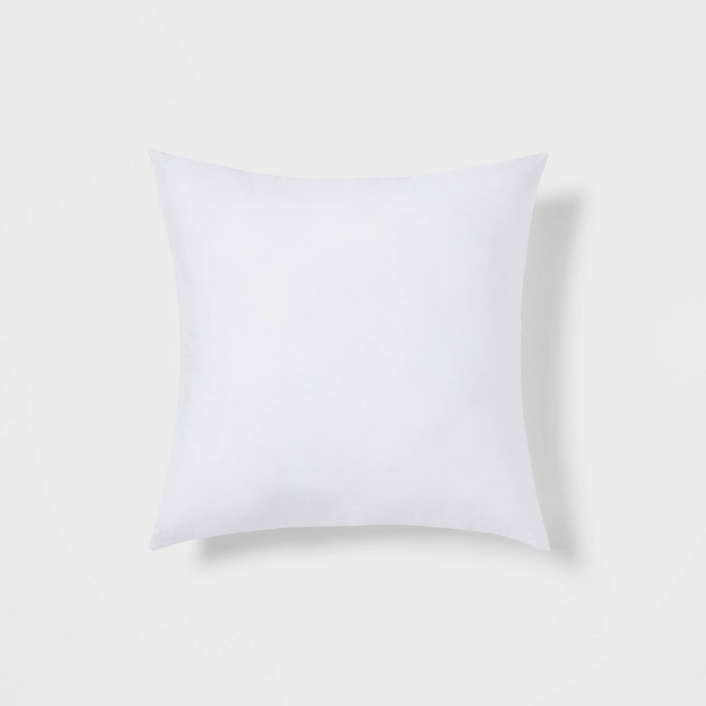 Photos - Pillow 18"x18" Poly-Filled Square Throw  Insert White - Threshold™