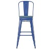 Flash Furniture Kai Commercial Grade 30" High Metal Indoor-Outdoor Counter Height Stool with Removable Back and All-Weather Poly Resin Seat - 3 of 4