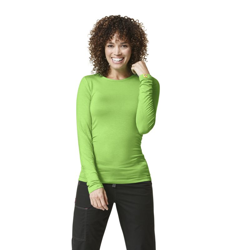 Wink Knits and Layers Women's Long Sleeve Silky Tee, 3 of 5