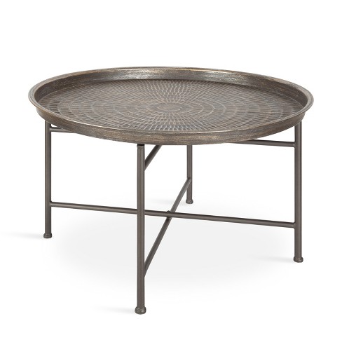 Kate and laurel mahdavi round coffee table discount