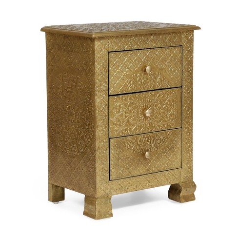 Gold store nightstand target