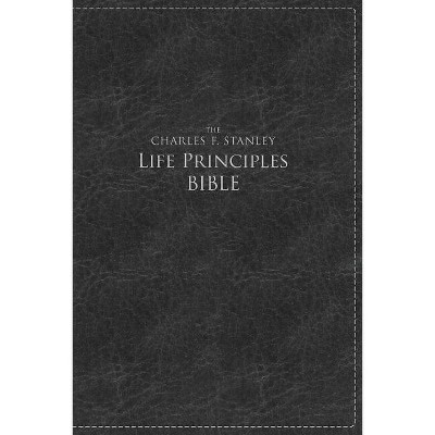 Charles F. Stanley Life Principles Bible-NKJV-Large Print - by Thomas Nelson