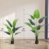 4/5FT Artificial Bird of Paradise Plant - 2 of 4