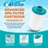 Hurricane Filters Advanced Pool Filter Cartridge Replacement with Advanced Bond Filter and Optimal Waterflow for In Ground Pools, White (3 Pack) - 2 of 4