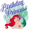 Girl's The Little Mermaid Ariel Birthday Princess T-Shirt - 2 of 4