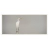 Sylvie Great White Egret Framed Canvas by Crystal Lynn Collins White - Kate & Laurel All Things Decor - 2 of 4