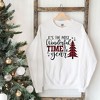 Simply Sage Market Women's Graphic Sweatshirt It's The Most Wonderful Time of The Year Plaid - 3 of 4