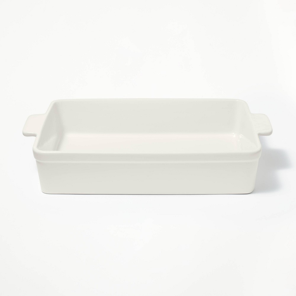 9x13 Rectangle Stoneware Baking Dish Cream - Figmintâ„¢