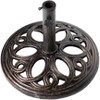 Gardenised Outdoor Patio Cast Iron Umbrella Base Holder Stand - 2 of 4