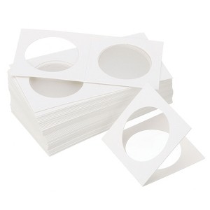 Unique Bargains Cardboard Smooth Collection Supplies Coin Holders 300 Pcs - 1 of 4