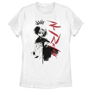 Women's Cruella No Rules Fashion Sketch T-Shirt - 1 of 4