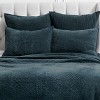 EY Essentials 20" x 26" Vela Ink Cotton Standard Sham - Machine Washable - 3 of 4