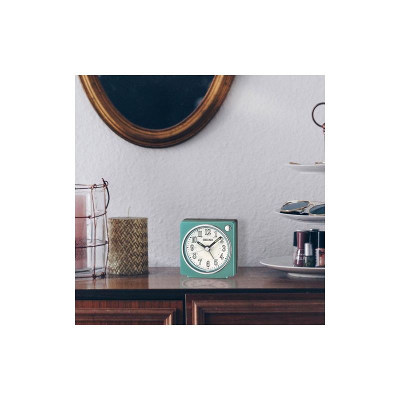 Seiko 2.6" Fuji II Bedside Alarm Clock, 2 of 5