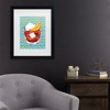 Trademark Fine Art - Alice Straker  Negroni Blue Matted Framed Art - 2 of 4