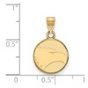 Black Bow Jewelry 14k Yellow Gold Georgia Southern Eagles NCAA Small Pendant - 2 of 3