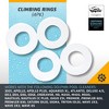 Dolphin Genuine  Part — Notched White Climbing Rings for Ultimate Wall Adhesion (4PK) — Part Number 6101611-R4 Replacement - 3 of 4
