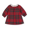 Hope & Henry Baby Ruffle Collar Dress (Red Tartan Plaid, 18-24 Months) - 3 of 4