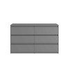 KTMBDW 6 Drawer Double Dresser for Bedroom, Modern Wooden Dresser Chest for Living Room and Entryway - 3 of 3