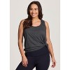 RBX Active Women's Super Soft Relaxed Fit Twist Racerback Tunic Tank Top - 3 of 4
