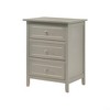 VYNXARIA Sleek Contemporary Nightstand,Perfect for Small Spaces,Silver - 3 of 4