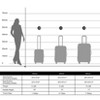 Gulches Hardshell Luggage Set - 3 Pcs Spinner Suitcase with TSA Lock - Lightweight 20"/24"/28" - 3 of 4