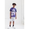Marvel Avengers Miles Morales Hulk Captain America  Graphic T-Shirt French Terry Shorts Set Tie Dye Little Kid to Big Kid - 2 of 4