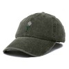 Dalix Daisy Embroidered Cap Cotton Baseball Hat Botanical Flower Adjustable Womens - 4 of 4