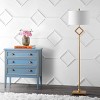 JONATHAN Y 62.5" Metal Juno Floor Lamp (Includes LED Light Bulb) Gold: Modern Standing Illumination for Living Room - 3 of 4