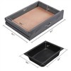 Yaheetech Solid Outdoor Wood Potting Bench Garden Work Bench Station w/Sink Drawer Rack Shelves - 4 of 4