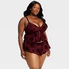 Women's Flocked Lingerie Set - Auden™ - 3 of 3