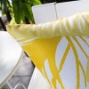 Kumasinova 20" Square Couch Pillows with Leaf Vein Pattern,Outdoor/Indoor Bed Pillows,Weather Resistant Decorative Pillows for Bed - 4 of 4