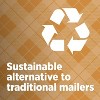 Scotch Curbside Recyclable Mailer Size 6: Self-Adhesive Padded Envelopes, 100% Recycled Paper, Tan, 12.9" x 17.8" - 4 of 4