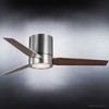 Urban Ambiance Luxury Mid-Century Modern Ceiling Fan 9.75''H x 44''W,  Brushed Nickel Finish,  Camden Collection, UHP9290 - 4 of 4