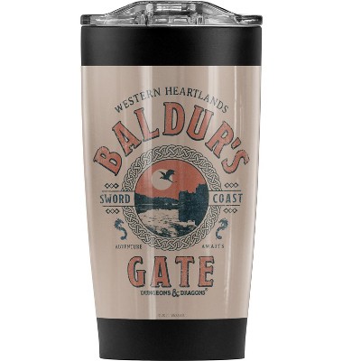Dungeons And Dragons Baldurs Gate Resort Steel Tumbler 20oz Coffee Travel Mug