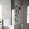 WOWOW 7-Spray 1.75 GPM 4.5 in. Wall Mount Dual Handheld and Fixed Shower Head - 2 of 4