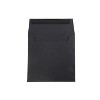 JAM Paper 5.5 x 5.5 Square Invitation Envelopes Black Linen 25/Pack (V01210) - 2 of 2