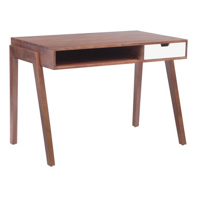 Mid-century Modern Desk - Walnut - Zm 
