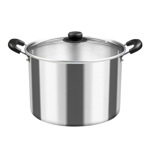 T-fal Simply Cook Stainless Steel Cookware, 6qt Stockpot With Lid, Silver :  Target