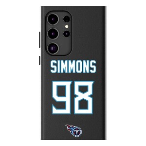 Keyscaper Jeffery Simmons Tennessee Titans 98 Game Tactic MagSafe Compatible Cell Phone Case for Galaxy S25 - 1 of 4
