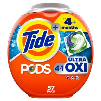 Tide Pods HE Compatible Ultra Oxi Laundry Detergent Soap Pacs