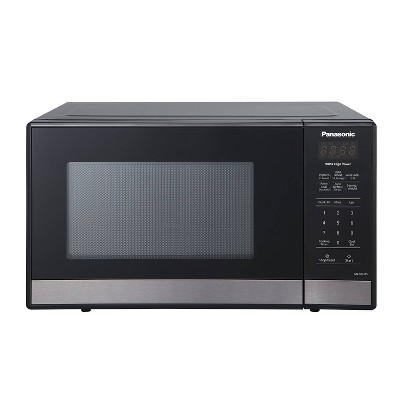 Panasonic 9 Cuft Black Stainless Steel Microwave Nn Sb438 Target