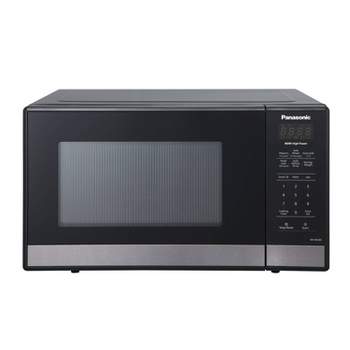 Panasonic .9 cu ft Microwave - Black Stainless Steel - NN-SB438