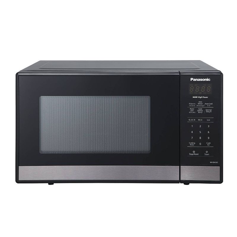 Panasonic .9 cu ft Microwave - Black Stainless Steel - NN-SB438, 1 of 8
