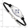 Black Bow Jewelry Sterling Silver Theta Phi Alpha Greek Life Strand Bracelet 7 Inch - 2 of 3