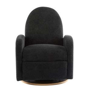 Christopher Knight Home Remi 360 Swivel and Glider Recliner Chair Black - 1 of 4