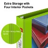 Staples Heavy-Duty 1.5" 3-Ring View Binder Chartreuse (24676-US) 56320-CC/24676 - 4 of 4