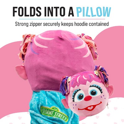 Sesame Street | Abby Cadabby Adult Snugible 2-in-1 Blanket Hoodie & Pillow