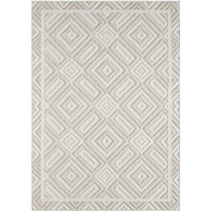Obeetee Nimes Crosshatch Power Loomed Contemporary Indoor/Outdoor Area Rug - 1 of 1