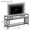 58''/65" TV Stand for TV up to 65/75 Inches, Entertainment Center with Open Storage Shelves - 2 of 4