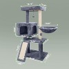 Cat Tree with Cat Condo and Hammock, Cat Tree with Scratching Posts and Scratching Pads, Cat Tower - 2 of 4